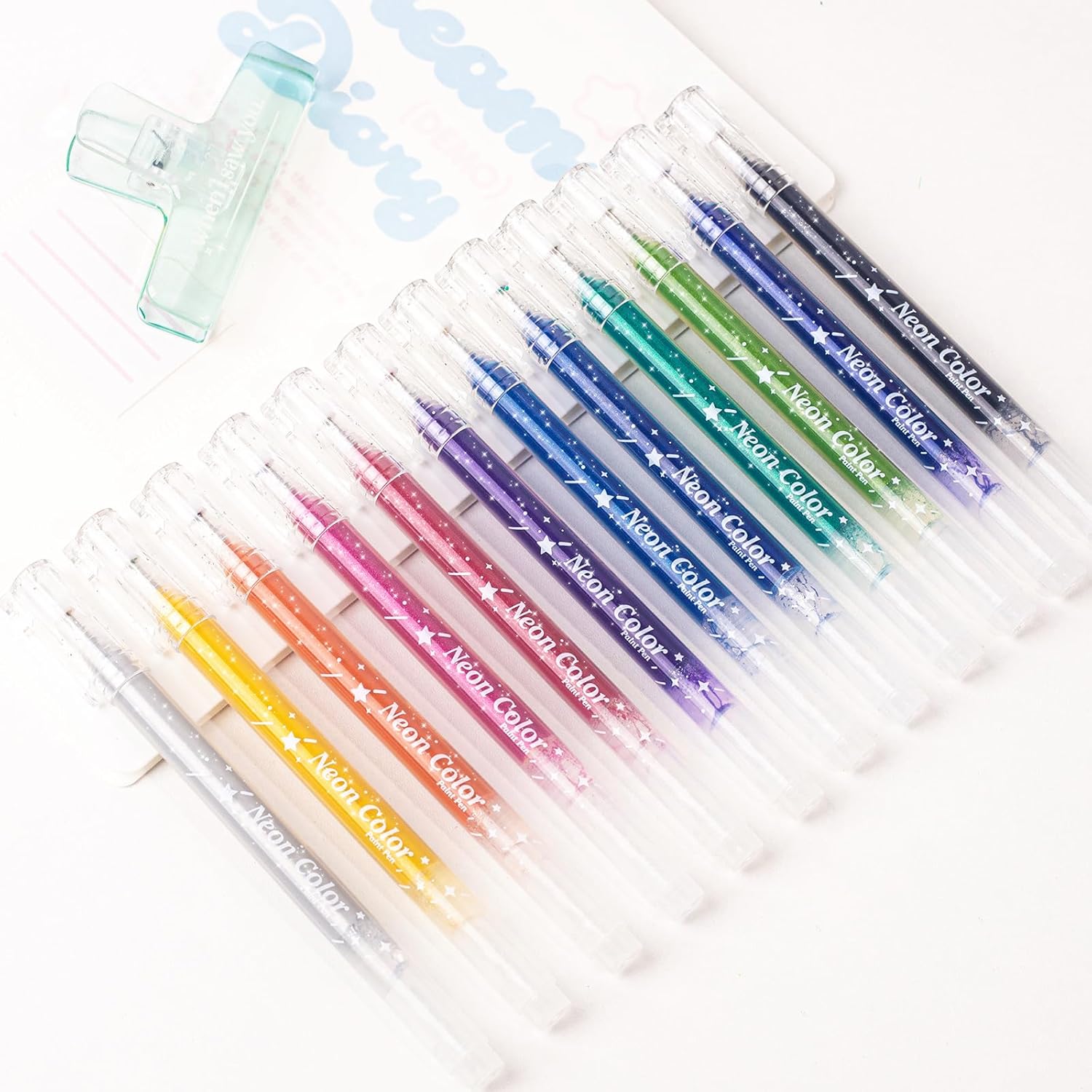 Sparkle Glow Coloring Pens