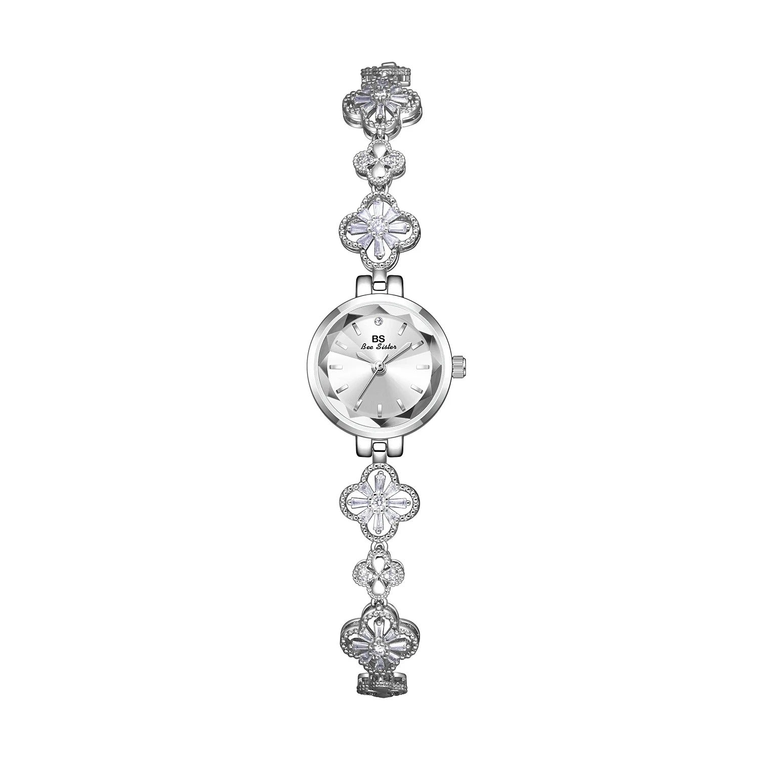 Women Luxury Diamond Shape Wristwatch