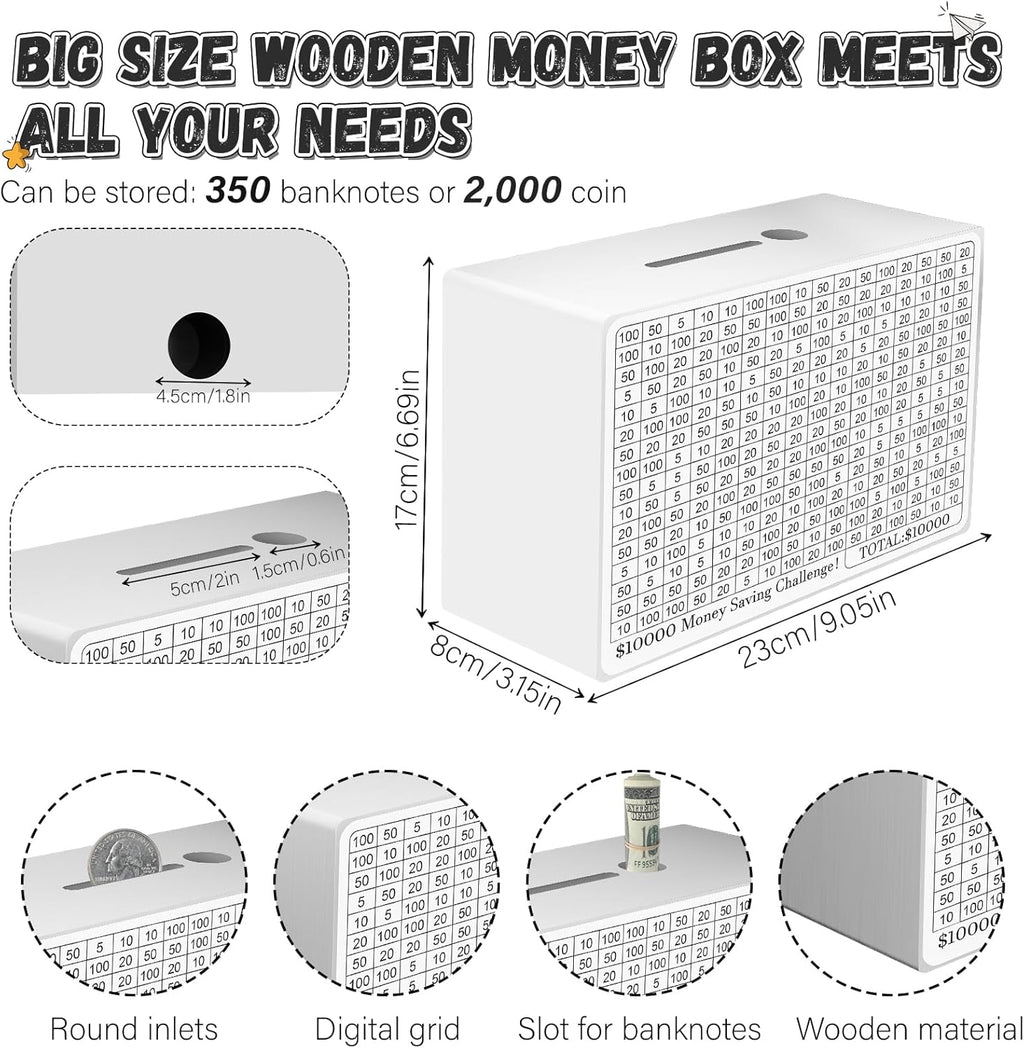 Money Box with Counting Target