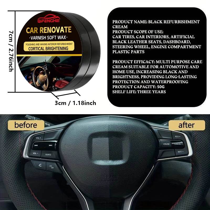 Car Interior Renewal Wax – USA Imported
