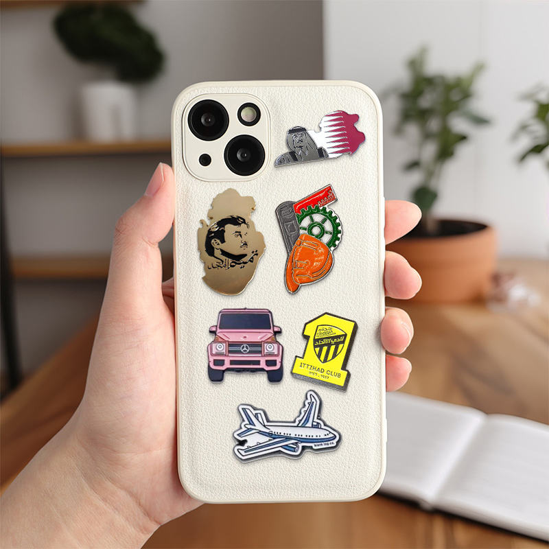 VibePins Metal Tags – Cool Enamel Phone & Laptop Decor