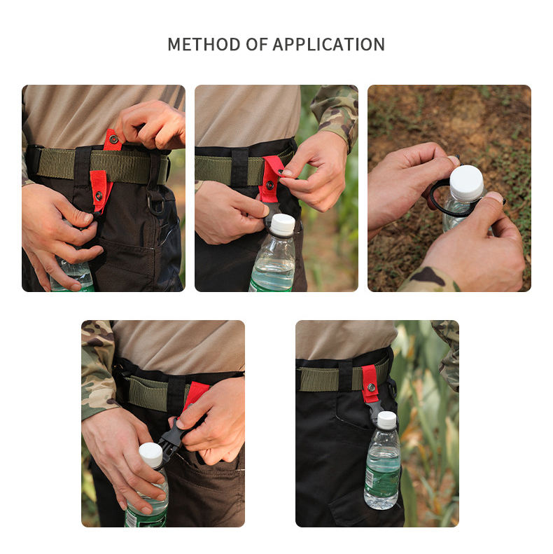Portable Outdoor Water Bottle Clip Hook