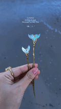Pearl Mermaid Tail Hair Pins 🧜🏽‍♀️