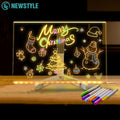 Acrylic Note Board with Color Light