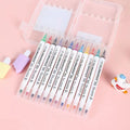 GlamGlitz Dual-Tip Nail Art Glitter Pen Set