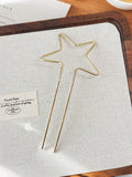 Minimalist Star & Heart Metal Hair Clips
